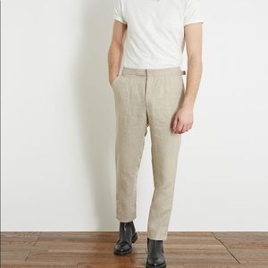 Basic Rights Men’s High Waisted Linen Trouser
